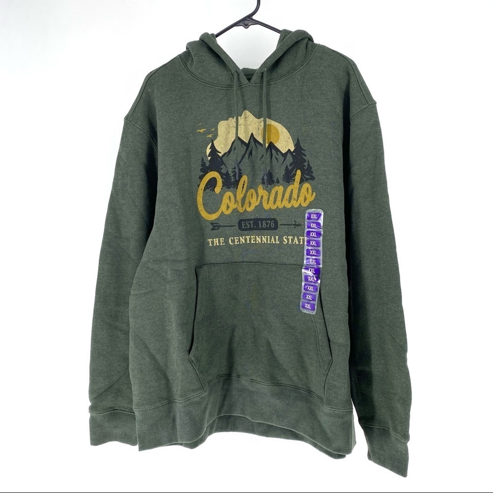 State of Mine Men's Colorado Brush Trees V2 Pullover Hoodie - Various sizes
